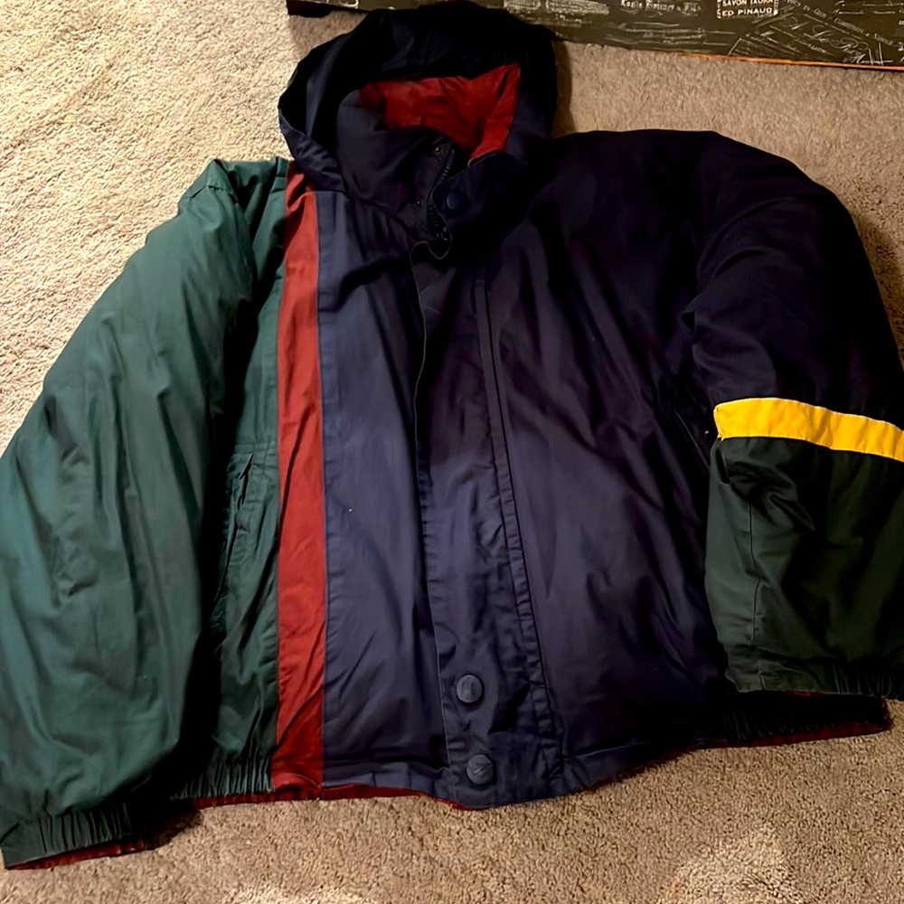 Vintage Nautica reversible winter coat excellent condition